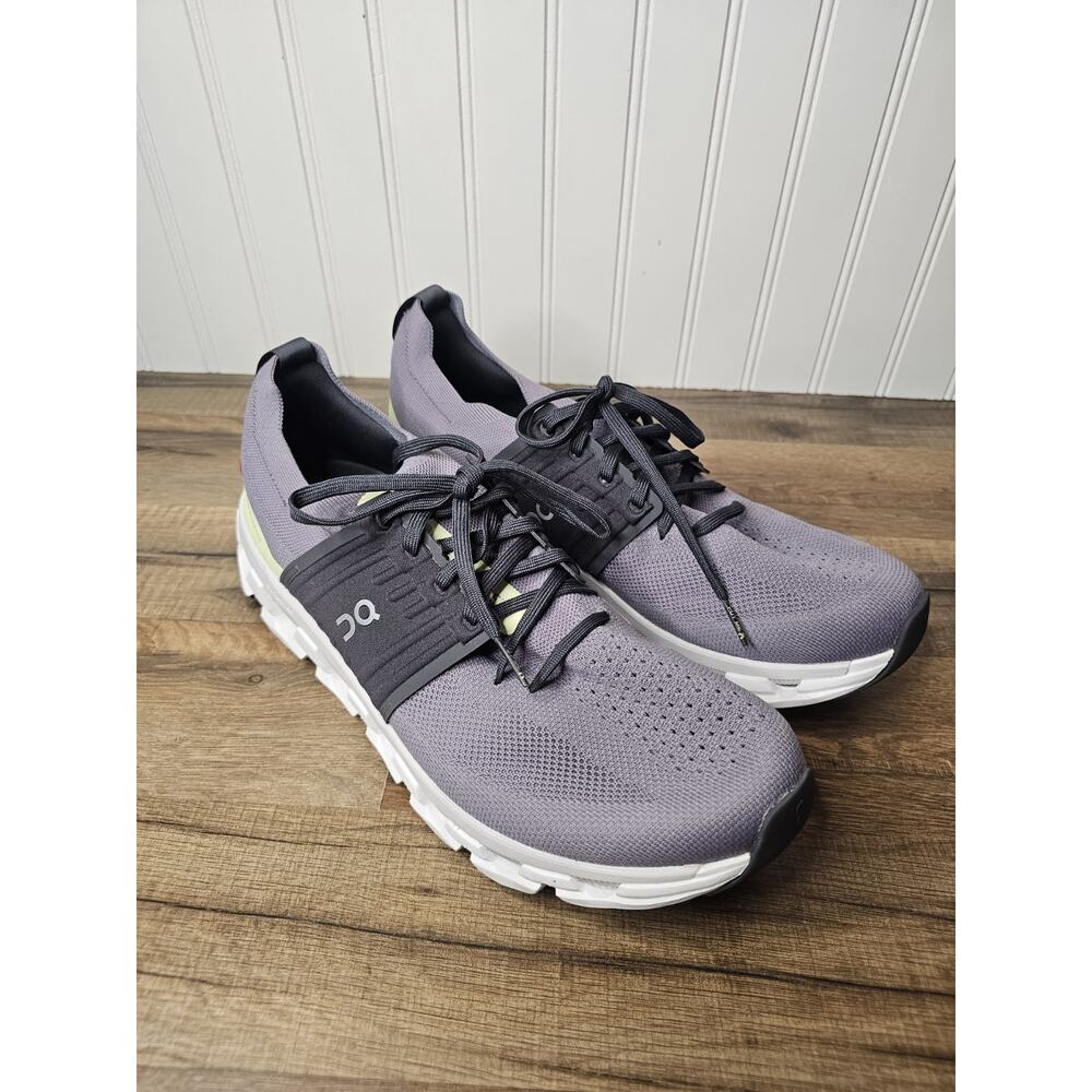 On Brand Shark Grey/Green Cloud Cloudswift 3 CloudTec OC Running Shoes Size 11.5